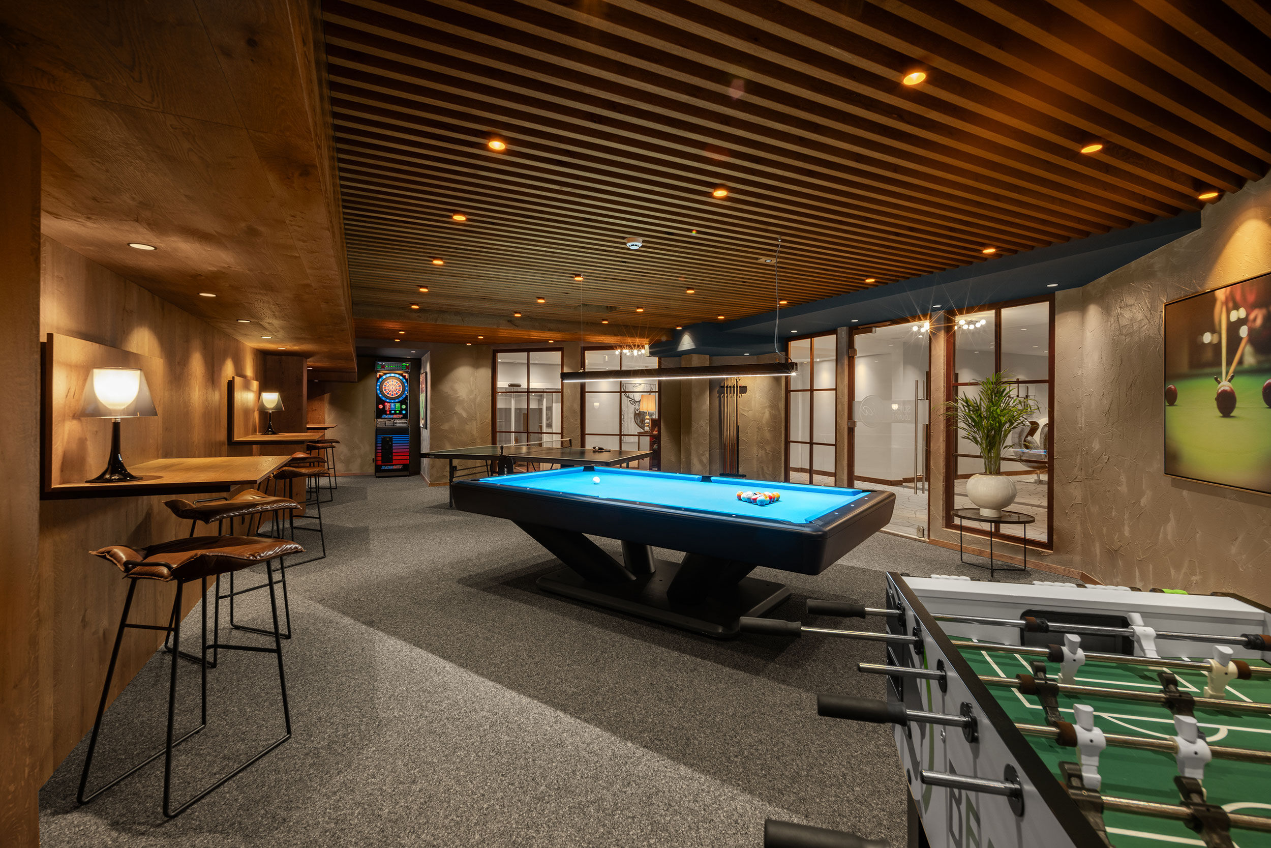 Spiele-Lounge im Wellness- & Sporthotel Jagdhof, Bayerischer Wald